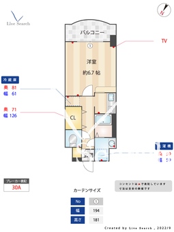サニーサイドアップ 602 【福岡県博多駅】 の間取り図