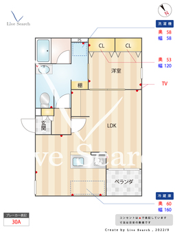 グランリヴィエラ 201 【福岡県高宮駅】 の間取り図