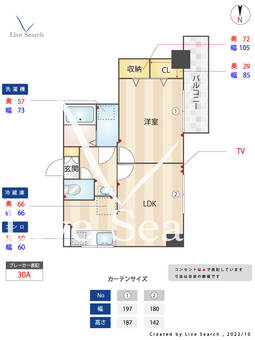 ルネッサンス長住 602 【福岡県高宮駅】 の間取り図