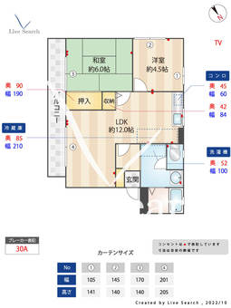 ディアス平和 101 【福岡県西鉄平尾駅】 の間取り図