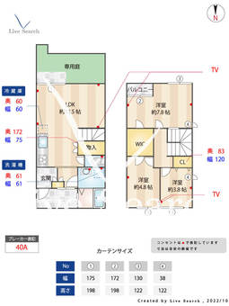 リープハウス 1 【福岡県室見駅】 の間取り図