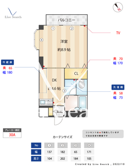 フォブール大橋 203 【福岡県大橋駅】 の間取り図