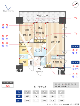 RJRプレシア博多駅南 1402 【福岡県博多駅】 の間取り図