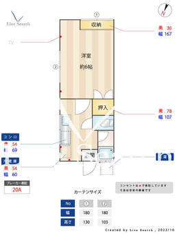 メルヘンコーポ 208 【福岡県七隈駅】 の間取り図