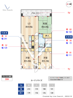 アクシオン城南 304 【福岡県七隈駅】 の間取り図