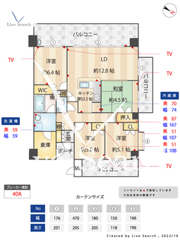 サンリヤン大橋南 401 【福岡県大橋駅】 の間取り図