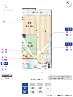 サンシャイン10 402 【福岡県春日原駅】 の間取り図