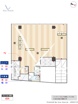 アリスト大名 7F 【福岡県赤坂駅】 の間取り図