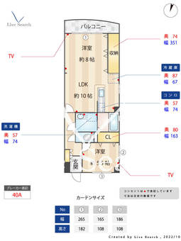 新愛ビル 302 【福岡県藤崎駅】 の間取り図
