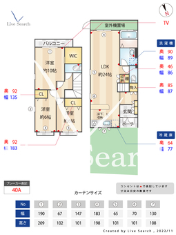 タウンハウス友泉亭 4 【福岡県六本松駅】 の間取り図
