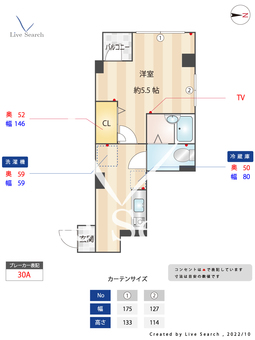 ZERO丸山 403 【東京都西新宿五丁目駅】 の間取り図