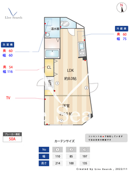 T-Plaza巣鴨 501 【東京都巣鴨駅】 の間取り図