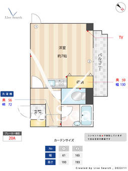 三佳ビル 201 【福岡県西新駅】 の間取り図