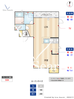 Rosecreek Hills 201 【東京都田園調布駅】 の間取り図