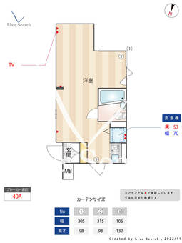 プレール荻窪南 404 【東京都荻窪駅】 の間取り図