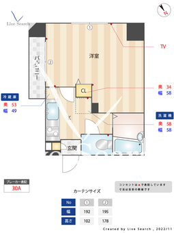 アドハウス県庁前 802 【福岡県千代県庁口駅】 の間取り図