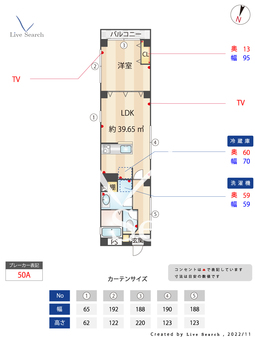 入船FTビル 501 【東京都八丁堀駅】 の間取り図