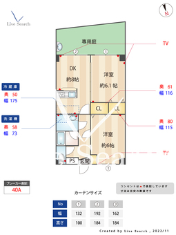 リバーウインズ 101 【東京都狛江駅】 の間取り図