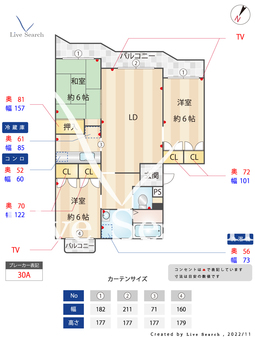 ブロード博多南 305 【福岡県博多南駅】 の間取り図