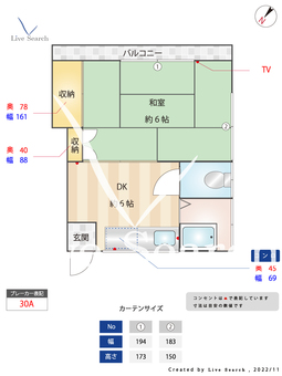 グリーンコーポ 201 【東京都西新宿五丁目駅】 の間取り図