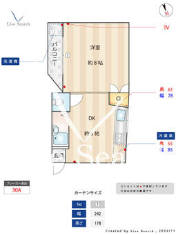 パーフェクション 202 【福岡県別府駅】 の間取り図