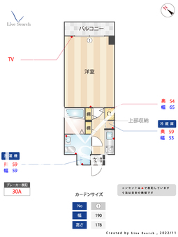 エトス平尾 713 【福岡県西鉄平尾駅】 の間取り図