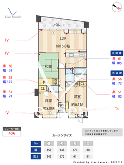 ファミール西新グランビオス 304 【福岡県西新駅】 の間取り図