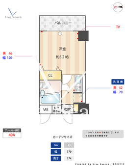 ストーク新丸子弐番館 305 【神奈川県新丸子駅】 の間取り図
