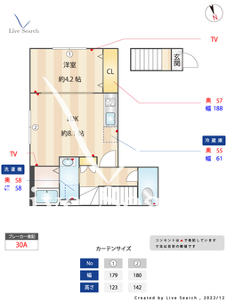 ミハス荻窪Ⅲ 205 【東京都荻窪駅】 の間取り図