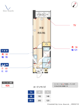 グランフラット桜新町 502 【東京都桜新町駅】 の間取り図