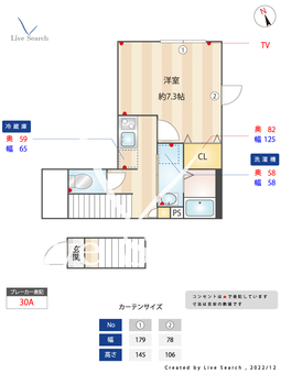 ミハス荻窪Ⅲ 206 【東京都荻窪駅】 の間取り図
