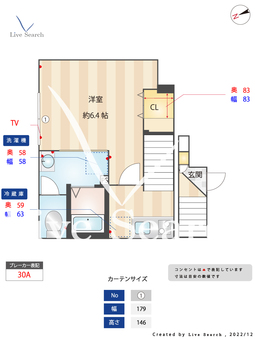 ミハス荻窪Ⅲ 208 【東京都荻窪駅】 の間取り図