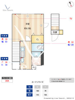 ミハス荻窪Ⅲ 201 【東京都荻窪駅】 の間取り図