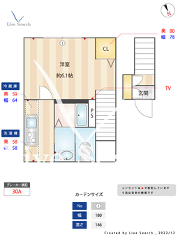 ミハス荻窪Ⅲ 202 【東京都荻窪駅】 の間取り図