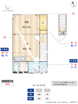 ミハス荻窪Ⅲ 204 【東京都荻窪駅】 の間取り図