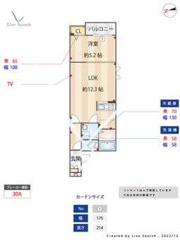 パラドール西公園 201 【福岡県唐人町駅】 の間取り図