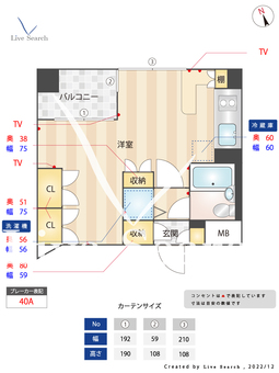 TMビル 301 【東京都若松河田駅】 の間取り図