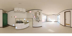 パールハイツ大楠Ⅰ 203 【福岡県西鉄平尾駅】 の間取り図