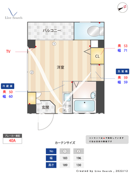 プティ コッフル 402 【東京都下井草駅】 の間取り図