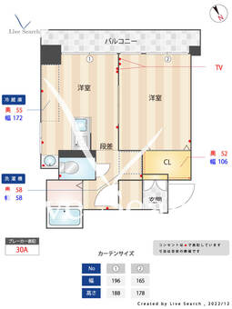 ダイヤパレス野間 401 【福岡県高宮駅】 の間取り図
