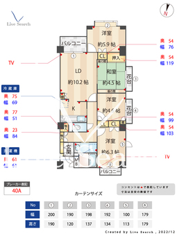 パーク・ノヴァ高取南 301 【福岡県藤崎駅】 の間取り図