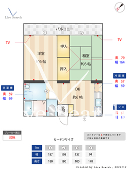 舞松原ハイツ 201 【福岡県千早駅】 の間取り図