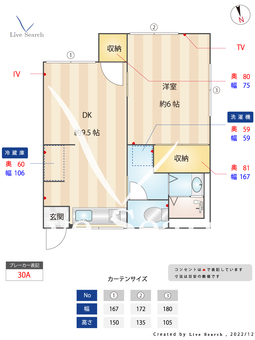 ハモレビ警固 201 【福岡県薬院大通】 の間取り図