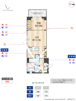 バウスフラッツ高円寺 206 【東京都新高円寺駅】 の間取り図