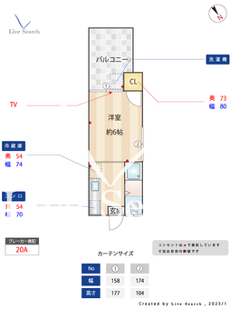 アドヴァンス城南 101 【福岡県福大前駅】 の間取り図