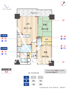 ダイアパレスプライムコート薬院 504 【福岡県薬院駅】 の間取り図