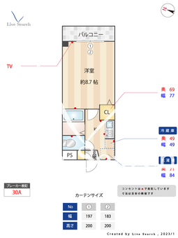 ラフォーレ白水ヶ丘 303 【福岡県博多南駅】 の間取り図