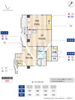 ドゥエルスマ 105 【兵庫県須磨寺駅】 の間取り図