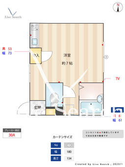 サンライズB棟 101 【東京都千歳船橋駅】 の間取り図