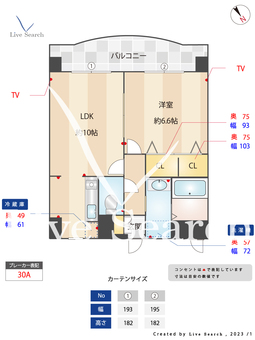 エトワール21 402 【福岡県JR九産大前駅】 の間取り図